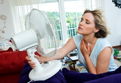 Cooling down with a fan