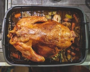 Cooked turkey