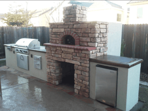 Outdoor Pizza Oven in California