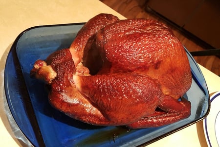 Smoked turkey for Thanksgiving