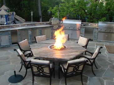 Fire table with outdoor seating San Jose