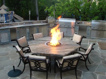fire table san jose Fire table with outdoor seating San Jose