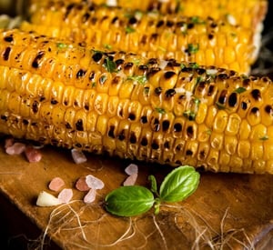 Grilled Corn with Herbs